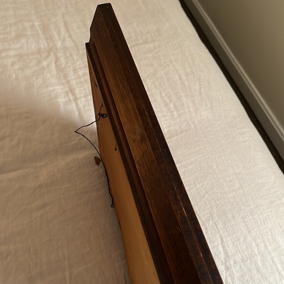 Vintage Oil Painting c1947 Bouquet of‎ Roses in Wooden Frame Signed - Picture 9 of 14